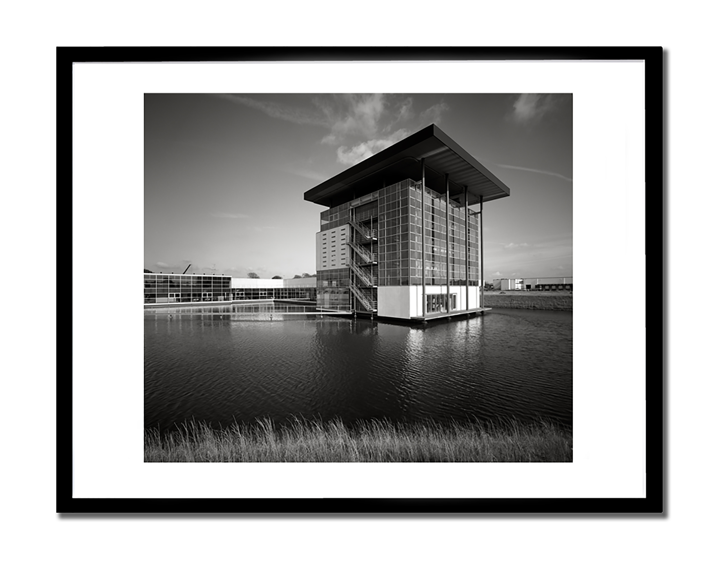 Haans gebouw met rietkraag