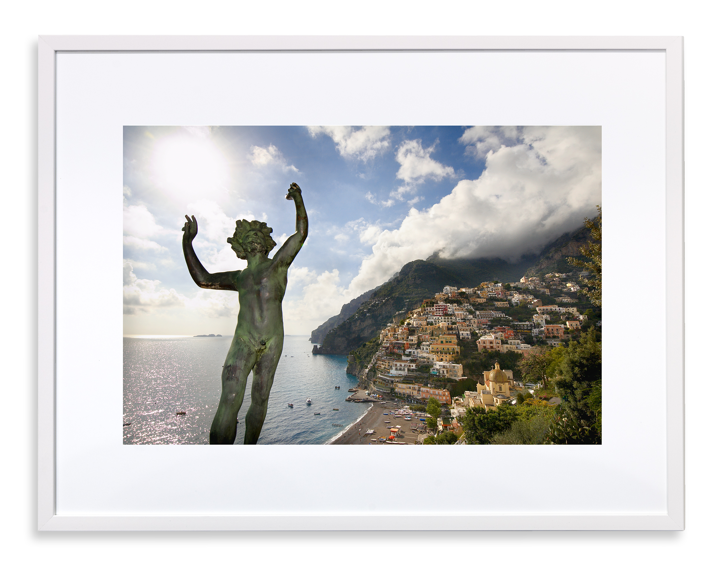Positano met beeldje