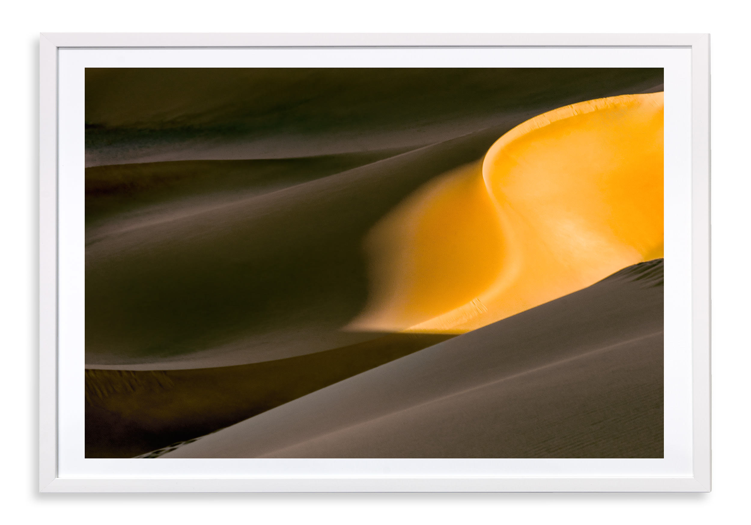 Zandduin in strijklicht Marokko